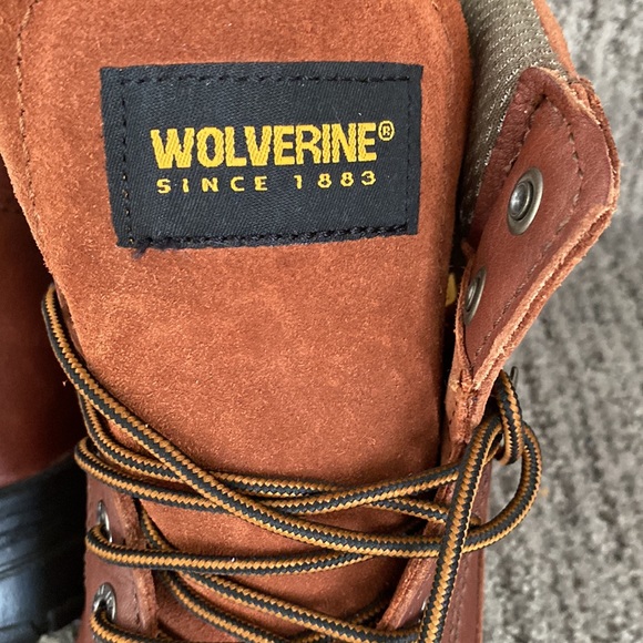Wolverine durashocks direct attach leather work soft toe boots 9.5 main image 13